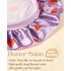 image:imageYANIBEST 2 PCS Soft Satin Bonnet Overnight Protection Kids Toddler Baby  Buttersatin Sleep Cap Reduce Frizz Maintain Moisture Curly Natural Hair Infant Newborn Girls BoysStrawberry
