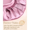 image:imageYANIBEST 2 PCS Soft Satin Bonnet Overnight Protection Kids Toddler Baby  Buttersatin Sleep Cap Reduce Frizz Maintain Moisture Curly Natural Hair Infant Newborn Girls BoysPurple