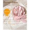 image:imageYANIBEST Adjustable Silk Bonnet for Sleeping Women Double Layer Satin Bonnet Reduce Friction Prevent Frizz Curly HairBlush Pink