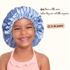 image:imageYANIBEST Baby Satin Bonnet Sleep Cap  Double Layer Reversible Adjustable Silky Satin Cap for Infant Toddler636 MonthsHot PinkAbblack