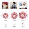 image:imageYANIBEST Baby Satin Bonnet Sleep Cap  Double Layer Reversible Adjustable Silky Satin Cap for Infant Toddler636 MonthsHot PinkAcstrawberry