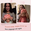 image:imageYANIBEST Baby Satin Bonnet Sleep Cap  Double Layer Reversible Adjustable Silky Satin Cap for Infant Toddler636 MonthsHot PinkPink