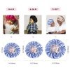 image:imageYANIBEST Baby Satin Bonnet Sleep Cap  Double Layer Reversible Adjustable Silky Satin Cap for Infant Toddler636 MonthsHot PinkSky Blue