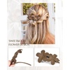image:imageYanibest 5 Pcs Flat Hair Clips Stylish Lay Flat Claw Clips  MultiStyles Nonslip Hair Clips Women Girls Wedding Party Hair Decorations for All Hair TypesNeutrals