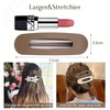 image:imageYanibest 5 Pcs Flat Hair Clips Stylish Lay Flat Claw Clips  MultiStyles Nonslip Hair Clips Women Girls Wedding Party Hair Decorations for All Hair TypesNeutrals