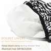 image:imageYanibest Shower Cap Reusable Waterproof Double Layer Shower Caps for Women  Washable Shower Bonnet with Soft NonSlip Elastic Band Bath Hair Hat for Most Hair TypesStripe