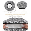 image:imageYanibest Shower Cap Reusable Waterproof Double Layer Shower Caps for Women  Washable Shower Bonnet with Soft NonSlip Elastic Band Bath Hair Hat for Most Hair TypesStripe