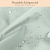 image:imageYanibest Shower Cap Reusable Waterproof Double Layer Shower Caps for Women  Washable Shower Bonnet with Soft NonSlip Elastic Band Bath Hair Hat for Most Hair TypesGreen