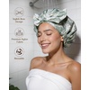 image:imageYanibest Shower Cap for Women Reusable Waterproof Adjustable Hair Cap  NonSlip Durable amp Cute Washable Bath Hair HatGreen