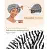 image:imageYanibest Shower Cap for Women Reusable Waterproof Adjustable Hair Cap  NonSlip Durable amp Cute Washable Bath Hair HatStripe