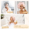 image:imageYanibest Shower Cap for Women Reusable Waterproof Adjustable Hair Cap  NonSlip Durable amp Cute Washable Bath Hair HatWhite Dot