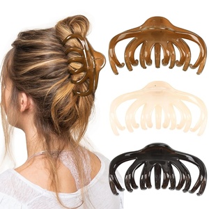 image:imageYanibest 51 Inche Large Octopus Hair Claw Clips NonSlip Ponytail for Women Thick Hair and Long Hair Chic Hair Styling Accessories for Girls 3 pcs