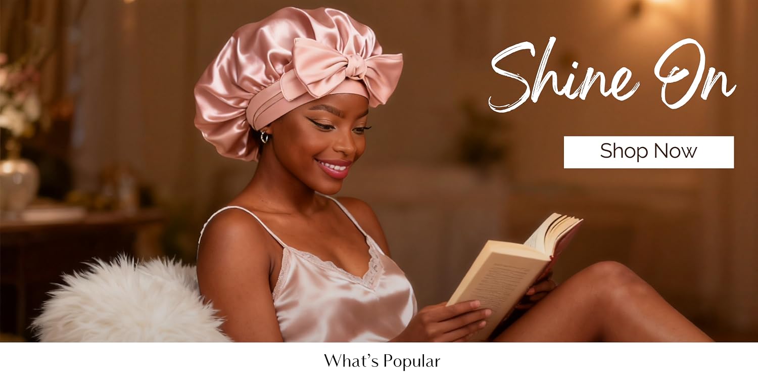 YANIBEST – Premium Sleep Bonnets Reduce Frizz & Breakage,Soft Touch, Beautiful Results