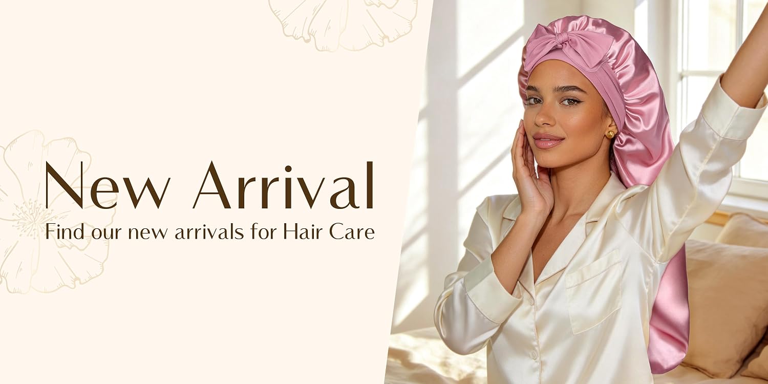 YANIBEST – Premium Sleep Bonnets Reduce Frizz & Breakage,Soft Touch, Beautiful Results